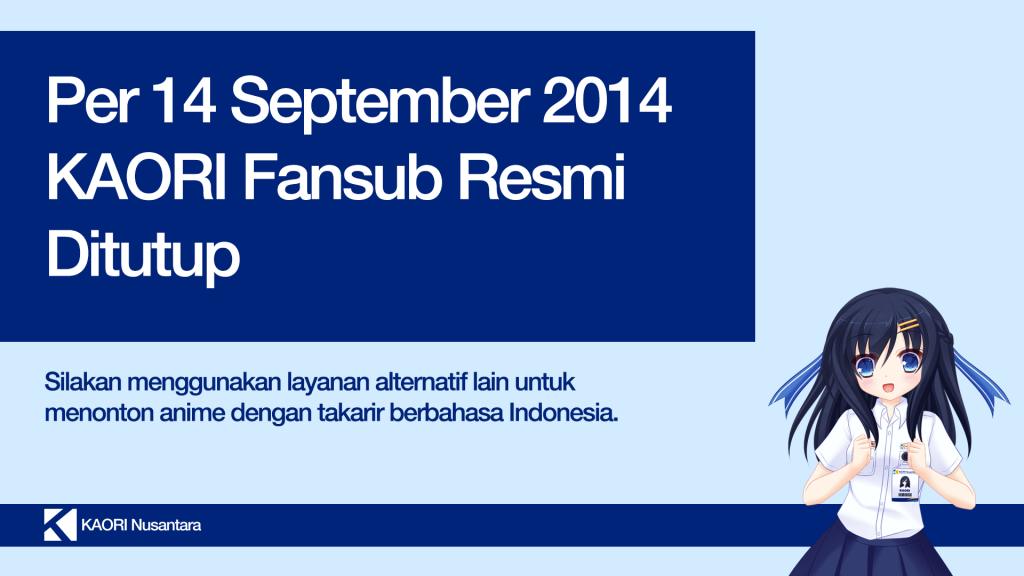 kaorifansub-ditutup
