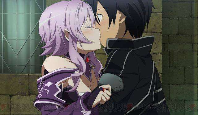 Rea mencium Kirito