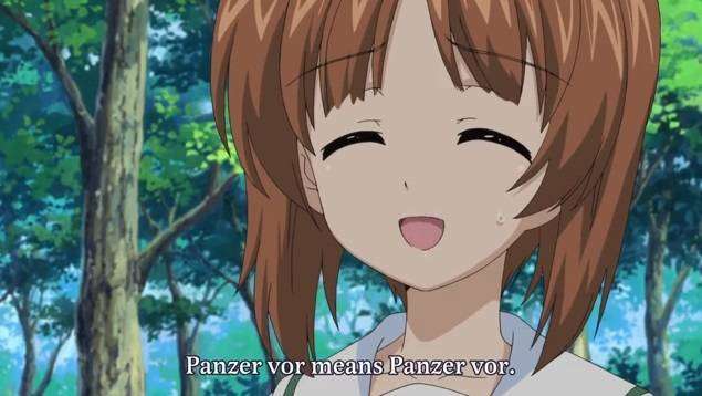 Karakter yang diperankan Mai Fuchigami dalam Girls und Panzer