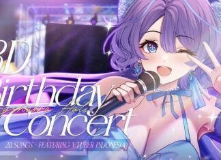 Chrysaora Hali to Hold 3D Birthday Concert for First VTuber Anniversary
