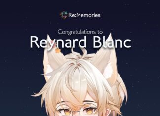 Indonesian VTuber Reynard Blanc Reaches 100 Thousand Subscribers!