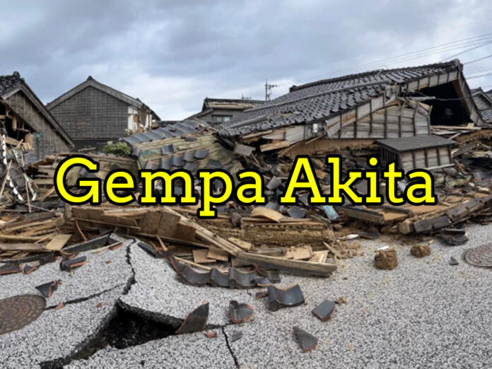 Gempa 7,2 Magnitudo Guncang Akita, 3 Tewas