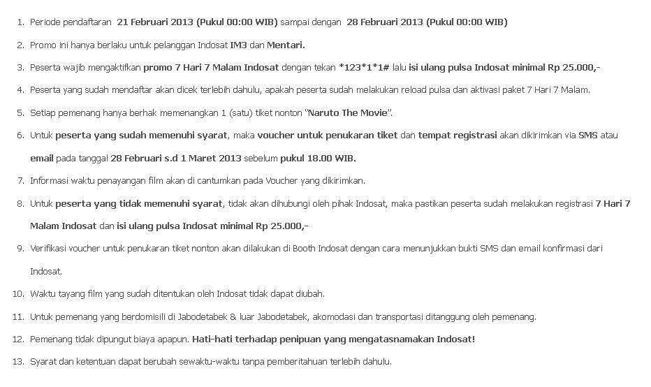 Naruto Indosat