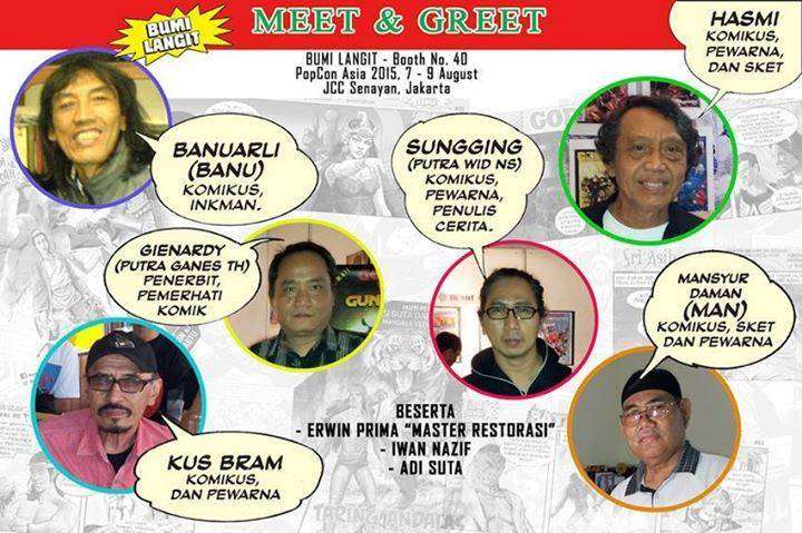 Popcon Asia: Temui Para Komikus Legendaris ini di Booth