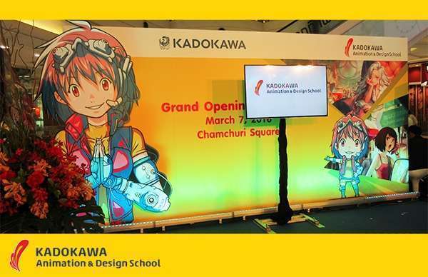 Grand Opening KADOKAWA Animation & Design School di Bangkok, Thailand.