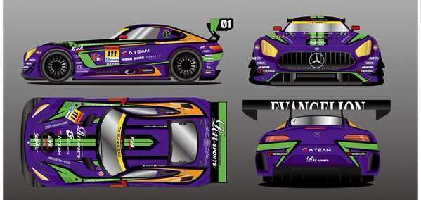 Konsep livery Eva Racing 2016 yang akan digunakan oleh tim Rn-Sports.