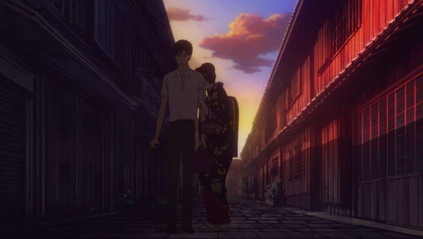 "Tense" dalam hubungan Kikuhiko dan Miyokichi. 