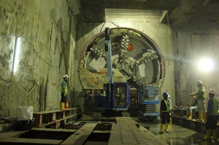 Bor Mustikabumi I telah menembus Stasiun Dukuh Atas | Sumber: MRT Jakarta (Facebook)