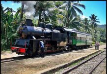 Lokomotif Uap "Mak Itam' tipe E10 60 | Foto: Maulana Nur Achsani