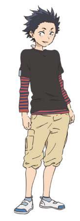 Mayu Matsuoka sebagai Shoya Ishida saat berada di sekolah dasar