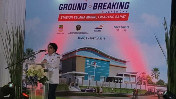 Bangun Stasiun KRL Telaga Murni