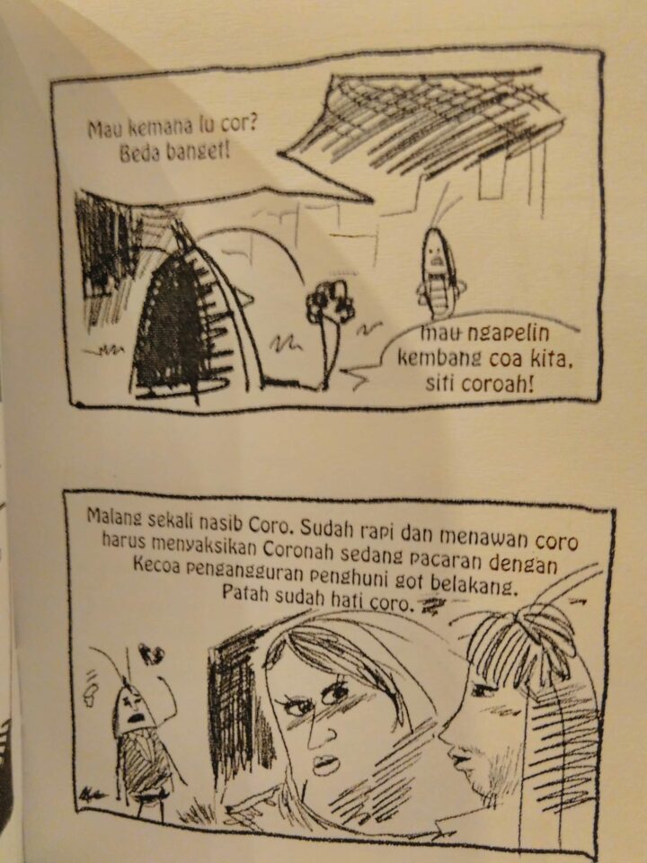 Hanya butuh dua halaman saja untuk meruntuhkan hati dan harapan Coro.