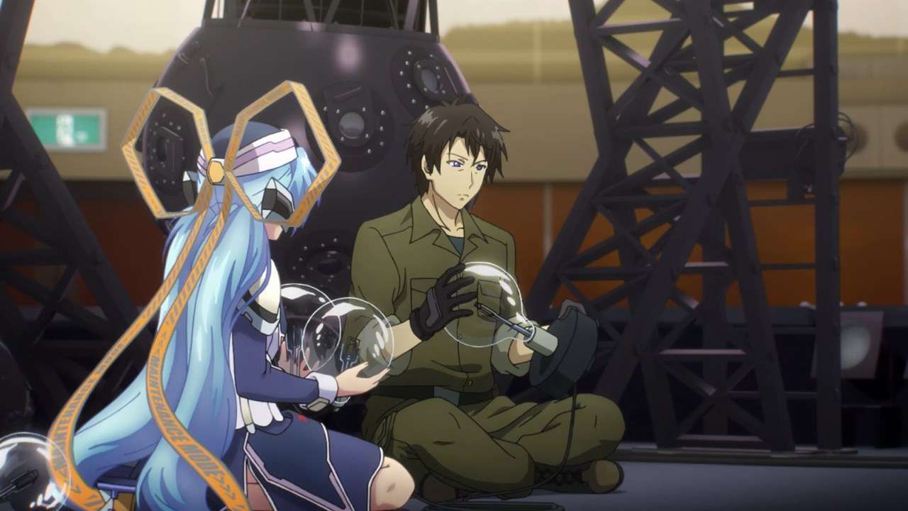Sisi kemanusiaan yang bertransenden dari sebuah robot. Yumemi menceritakan "teman barunya" yang bisa mengeluarkan air mata. (Key / David Production)