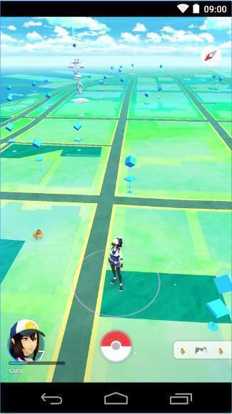 Tampilan game Pokemon GO (Niantic Inc/The Pokemon Company)