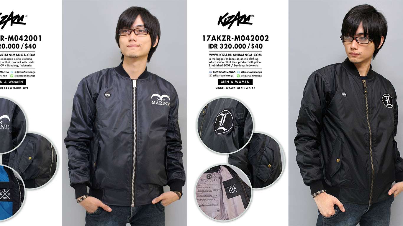 Kizaru Animanga Hadirkan Seri Bomber Jacket Terbaru KAORI Nusantara