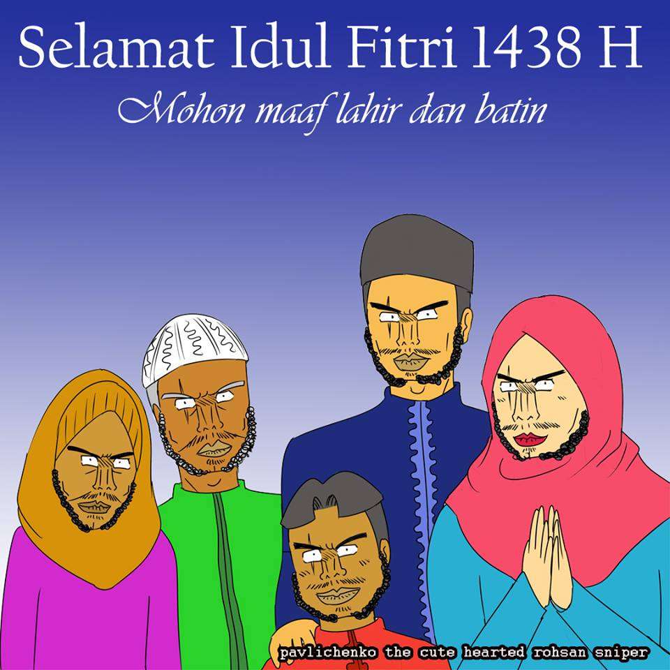 Dari Industri Kreatif Indonesia Selamat Idul Fitri 1438 Hijriyah