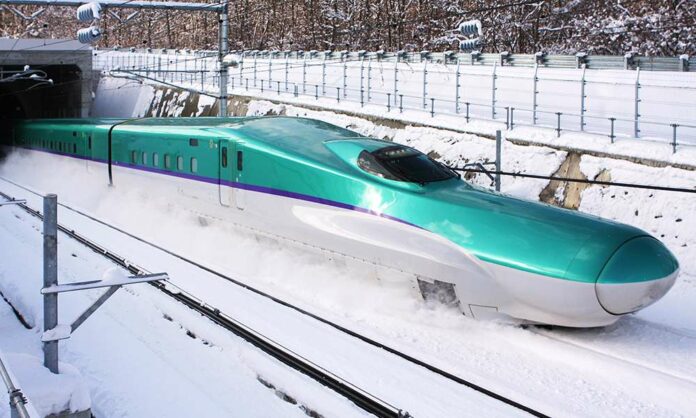 Kecepatan Shinkansen Di Terowongan Seikan