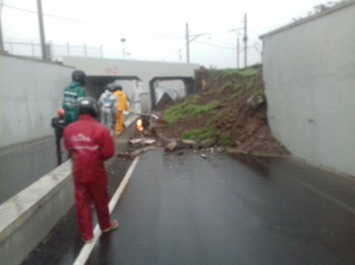 Longsor Di Underpass