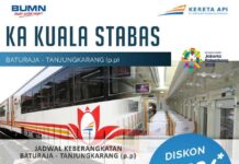 Sambut Mudik Lebaran, KAI Divre IV Luncurkan KA Kuala Stabas Premium
