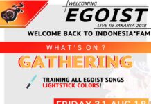 Supercell Indonesia Ajak Seluruh Fans EGOIST Bersatu Sebelum Konser C3 AFA Jakarta 2018