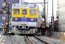 KRL Anjlok, Operasional Kumamoto Electric Railway Terganggu