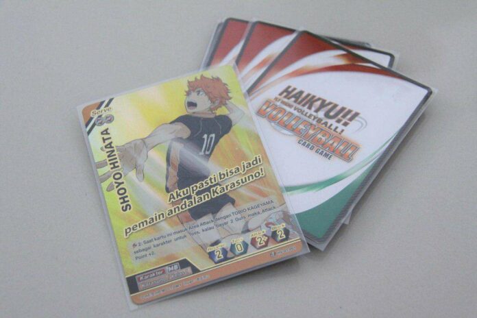 booster pack kartu tcg haikyu