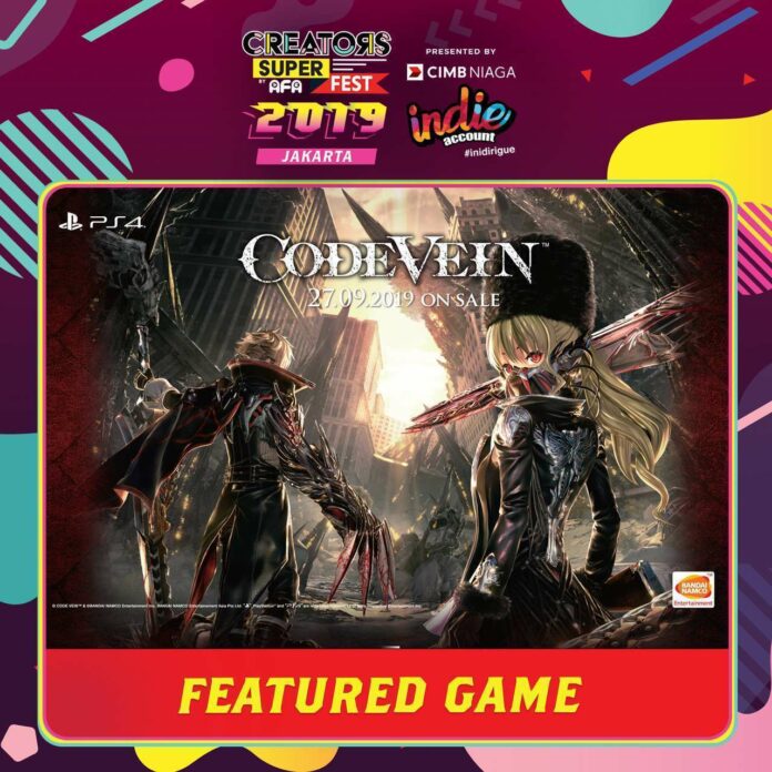 creators super fest 2019 jakarta code vein