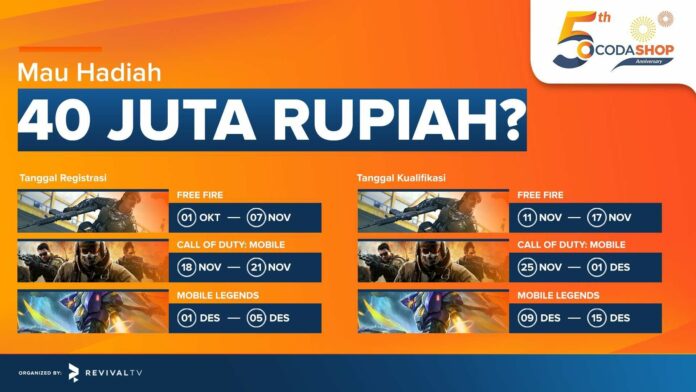 Rayakan Ulang Tahun yang ke 5, Codashop Gelar Turnamen Mobile Legends ...