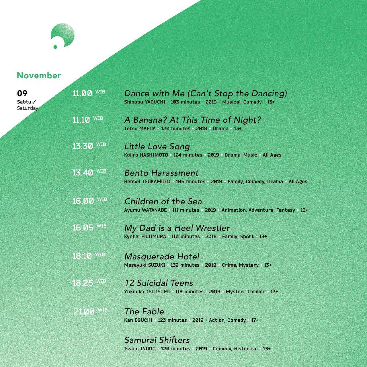 Japanese Film Festival 2019 Siap Digelar November Inilah Film Filmnya Kaori Nusantara