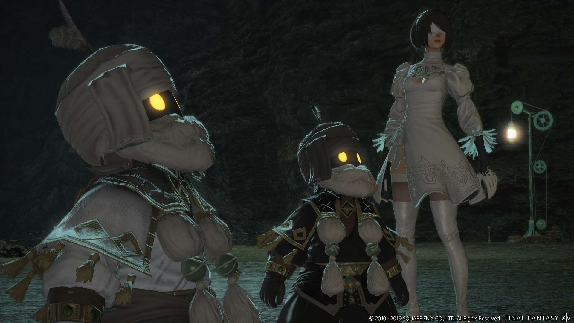 FFXIV VOWS Android 2B, 9S, A2
