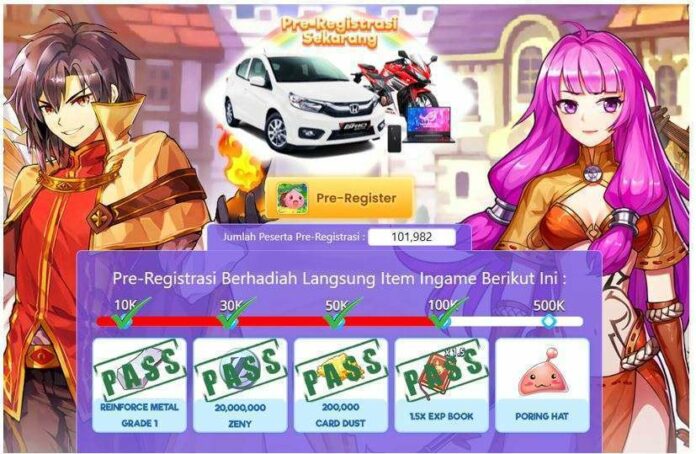 ragnarok frontier pre-register
