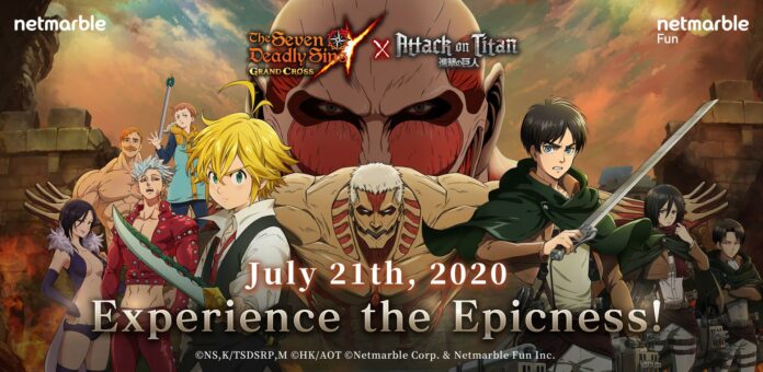 Seven Deadly Sins: Grand Cross attack on titan