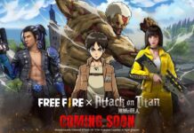 attack on titan x free fire