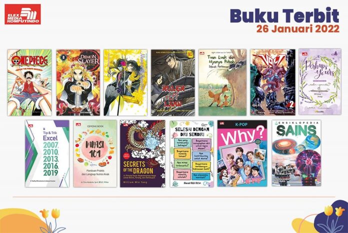 Jadwal Terbit Komik Tanggal 26 Januari 2022