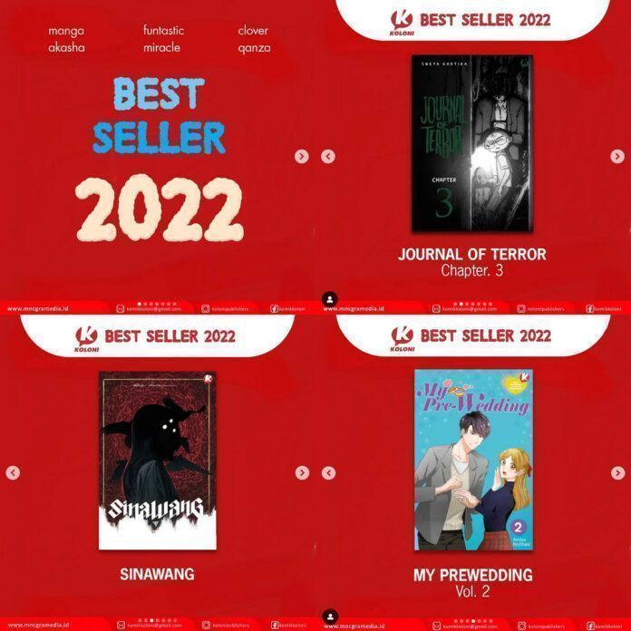 best seller koloni