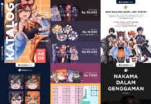 Nakama Virtual Hadirkan Merchandise Eksklusif di Comifuro 16!