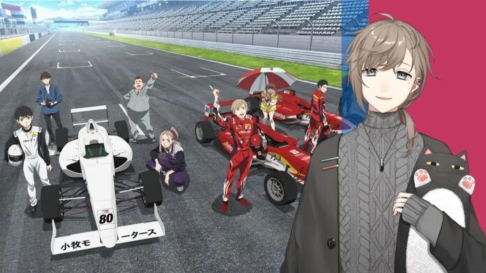 kanae-nijisanji-overtake-anime Kanae dan key visual anime Overtake!. ©2023 Bandai Namco Music Live Inc. ©ANYCOLOR, Inc. ©KADOKAWA・TROYCA/Overtake! Production Committee