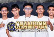 Muhammadiyah 1 Kota Tegal Memenangkan Ksatriya Mahardhika Student Championship 2023