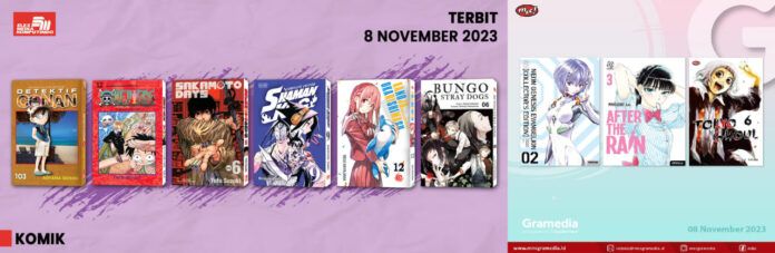 Jadwal Terbit Komik Tanggal 8 November 2023