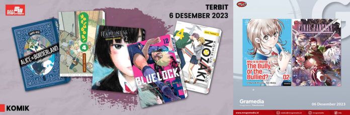 Jadwal Terbit Komik Tanggal 6 Desember 2023