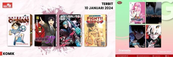 Jadwal Terbit Komik Tanggal 10 Januari 2024