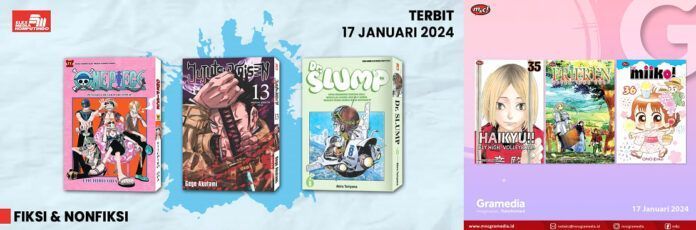Jadwal Terbit Komik Tanggal 17 Januari 2024