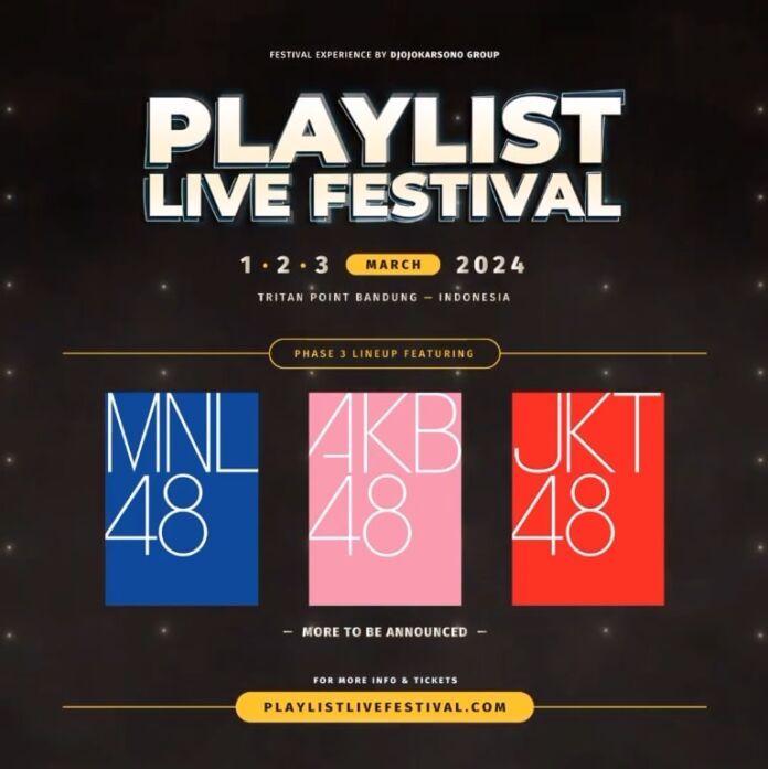 mnl48 jkt48 akb48 playlist live festival 2024 bandung