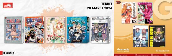 Jadwal Terbit Komik Tanggal 20 Maret 2024