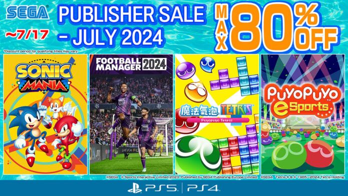 SEGA Publisher Sale – Juli 2024