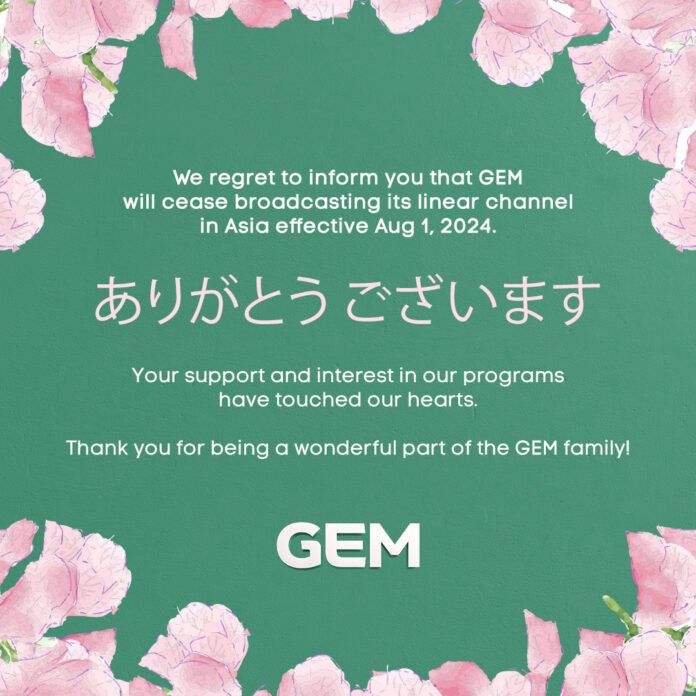 GEM tutup
