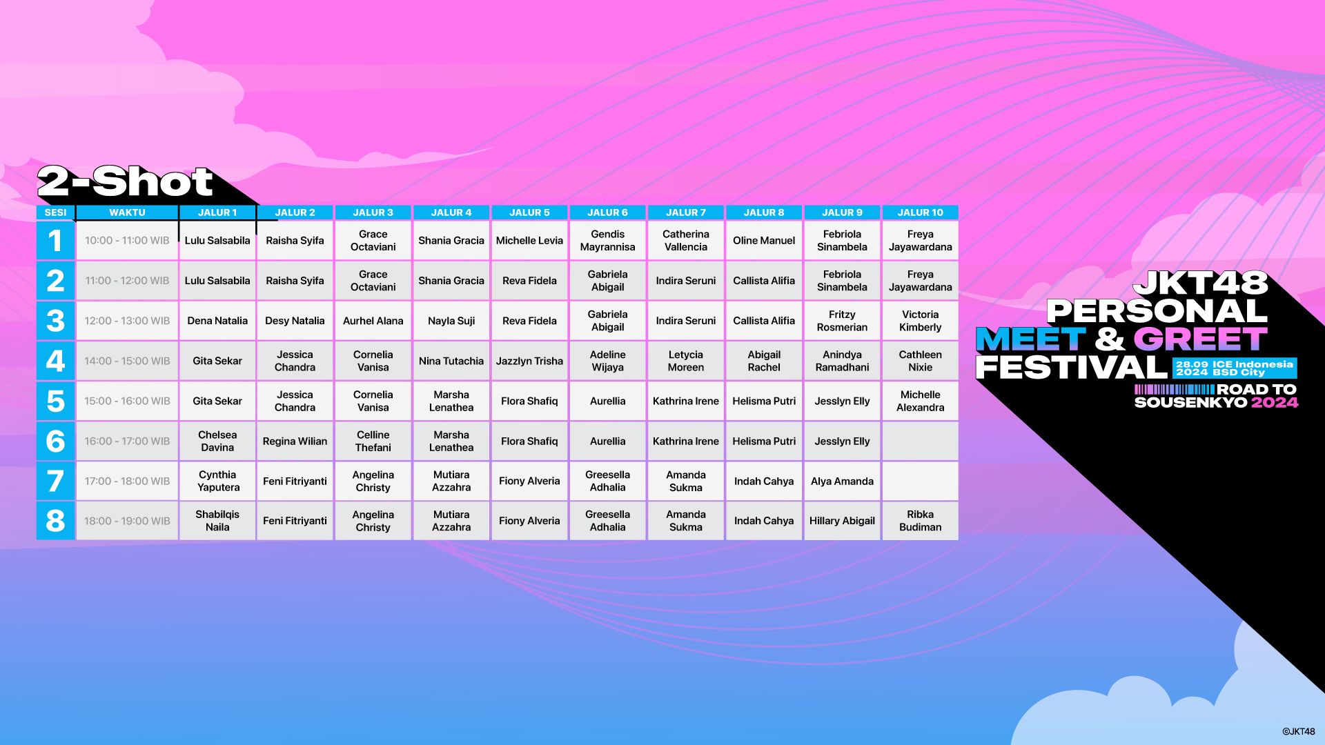 Timetable 2-shot