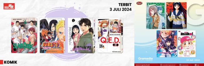 Jadwal Terbit Komik Tanggal 3 Juli 2024