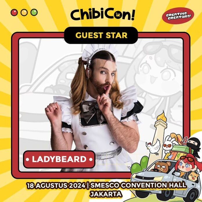 ladybeard chibicon jakarta