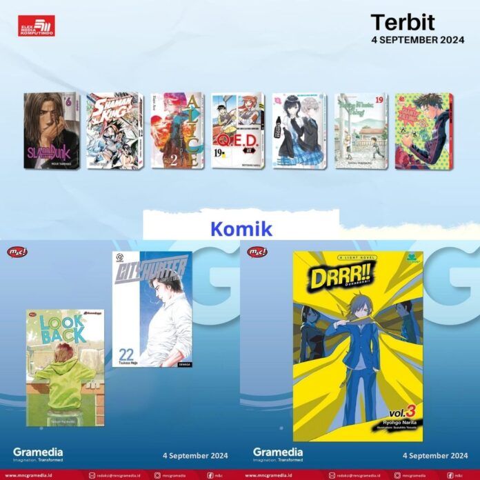 Jadwal Terbit Komik Tanggal 4 September 2024